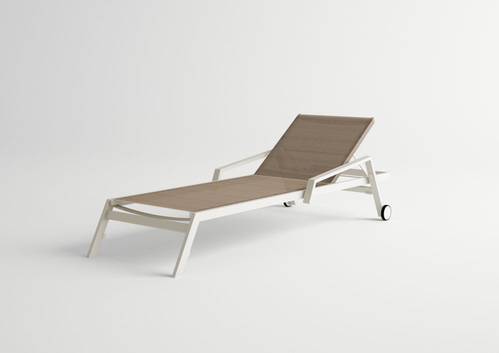 Outdoor space equipments - PULVIS / Sunlounger - 10DEKA OUTDOOR FURNITURE