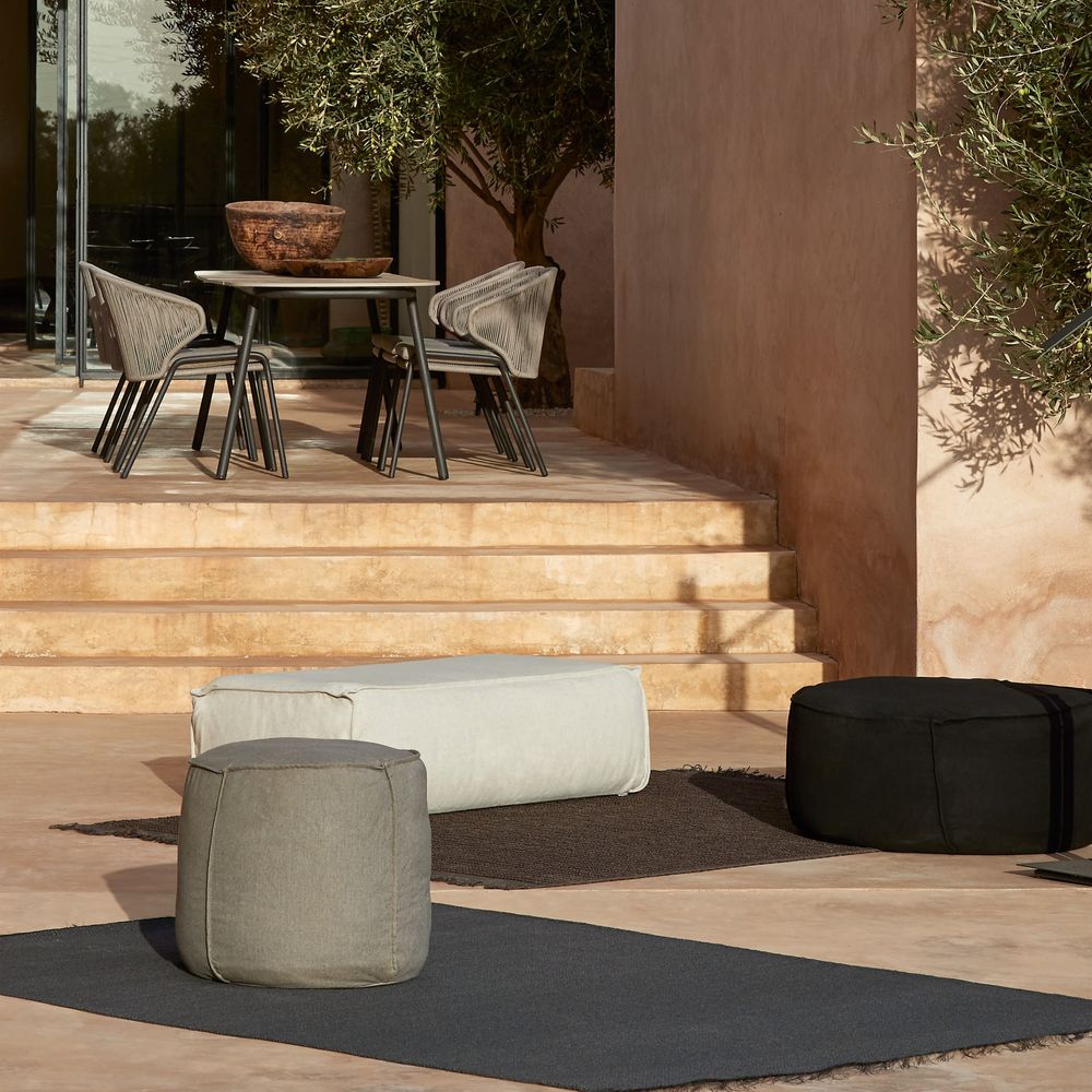 Outdoor decorative accessories - Outdoor pouf Touch - MANUTTI