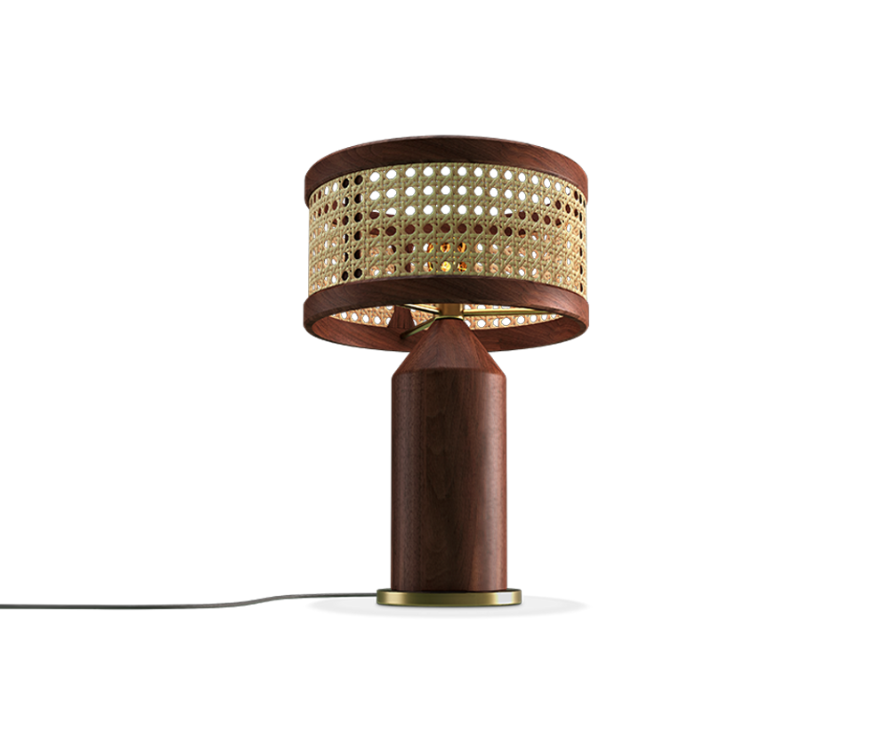 Table lamps - Hamilton Table Lamp - WOOD TAILORS CLUB