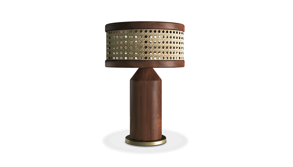 Table lamps - Hamilton Table Lamp - WOOD TAILORS CLUB