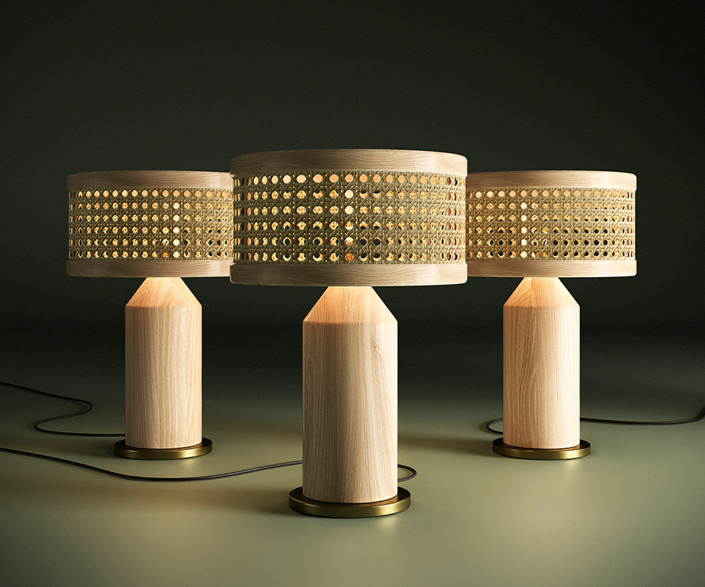 Table lamps - Hamilton Table Lamp - WOOD TAILORS CLUB