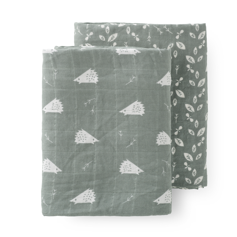 Children's bathtime - Bath cape, swaddle and changing mat cover in organic cotton - FRESK