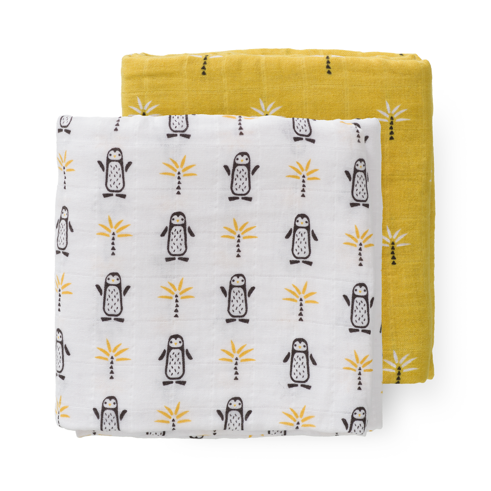 Children's bathtime - Bath cape, swaddle and changing mat cover in organic cotton - FRESK