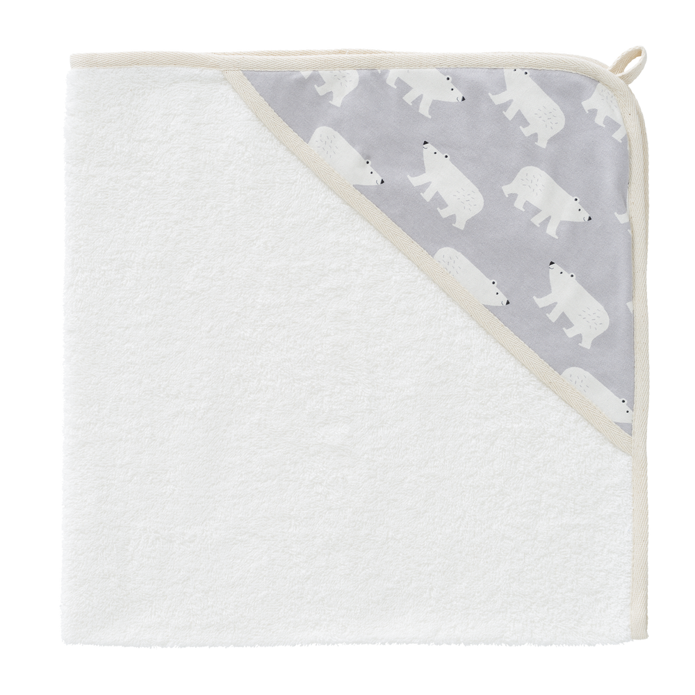 Children's bathtime - Bath cape, swaddle and changing mat cover in organic cotton - FRESK
