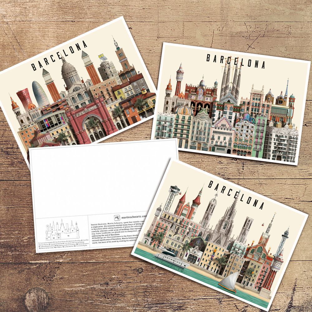Card shop - postcards - MARTIN SCHWARTZ