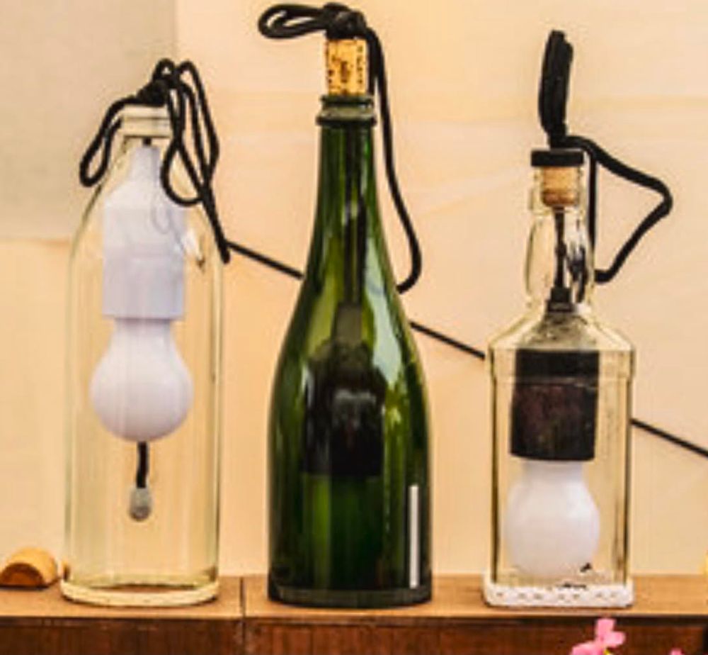 Outdoor table lamps - Bottle Table Lamp - B. ATTITUDE
