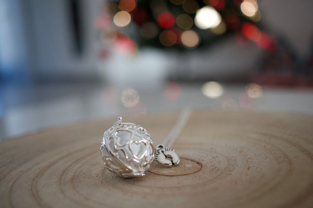 Jewelry - Maternity Bola silver cage - JULIETTA (feet/white ball) - IRRÉVERSIBLE