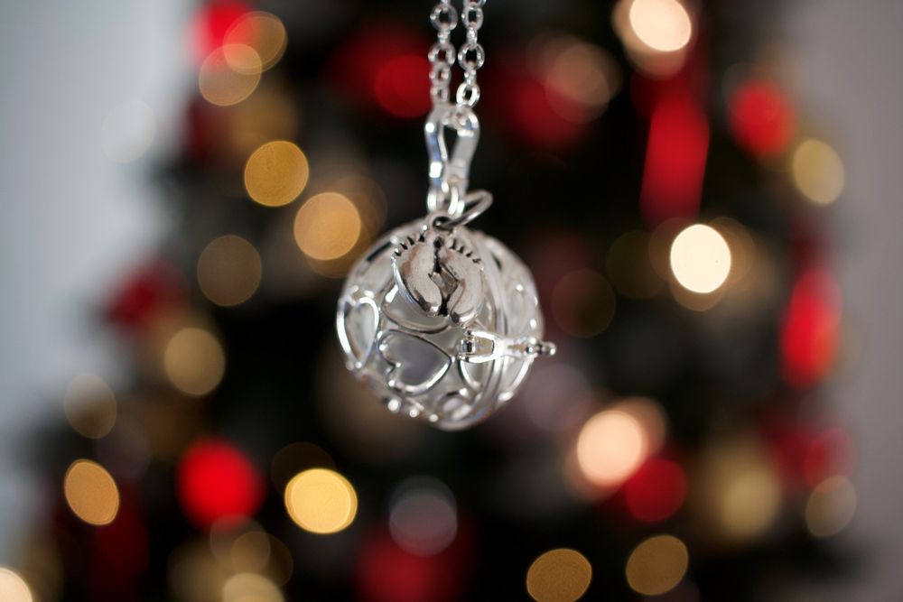 Jewelry - Maternity Bola silver cage - JULIETTA (feet/white ball) - IRRÉVERSIBLE