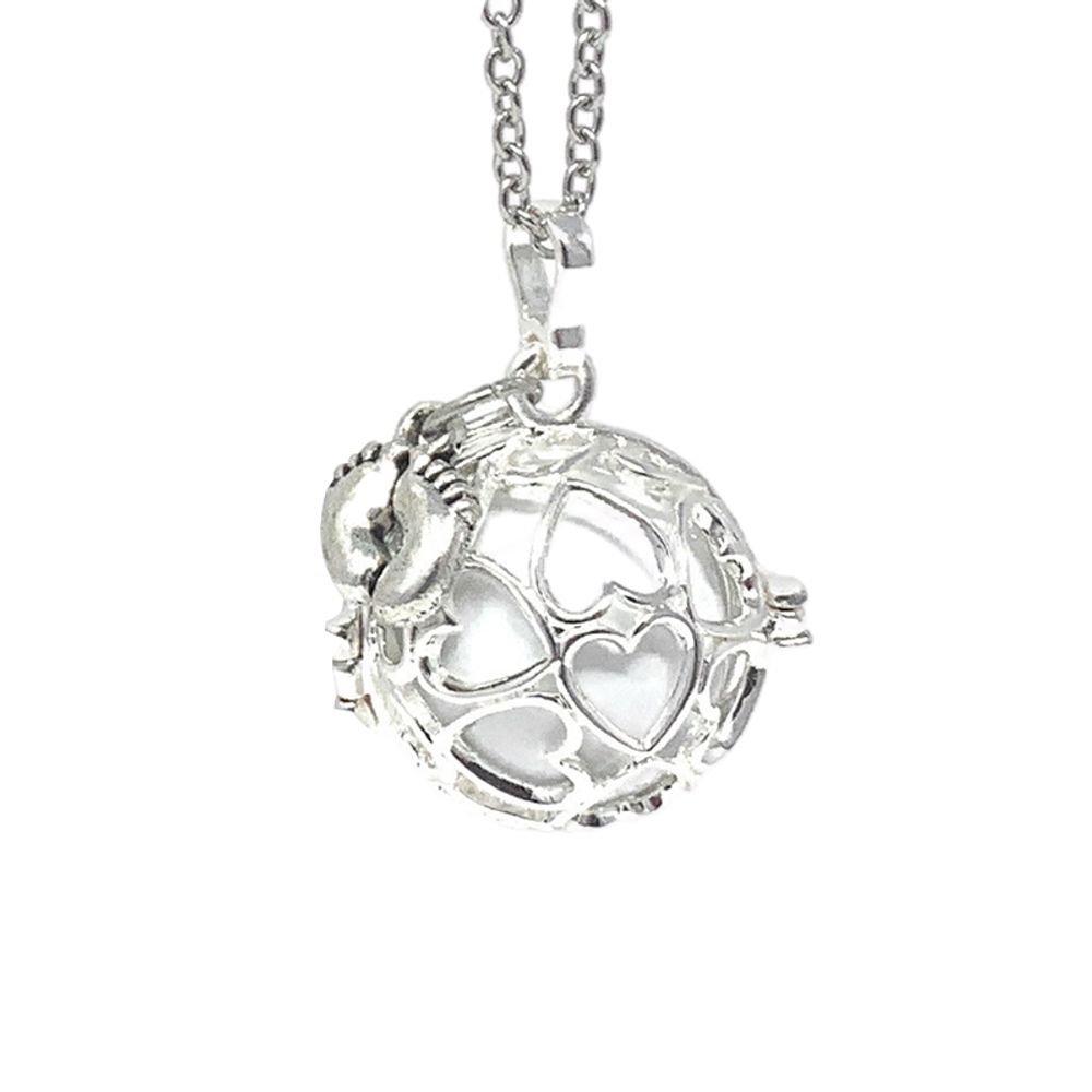 Jewelry - Maternity Bola silver cage - JULIETTA (feet/white ball) - IRRÉVERSIBLE
