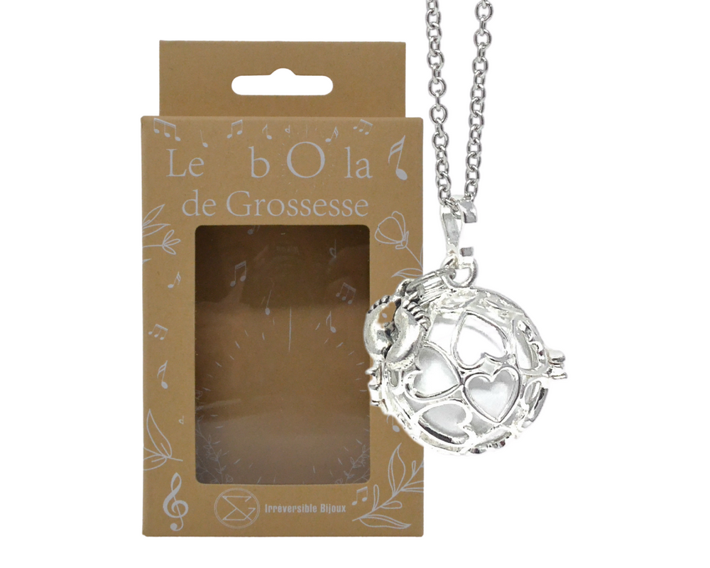 Jewelry - Maternity Bola silver cage - JULIETTA (feet/white ball) - IRRÉVERSIBLE
