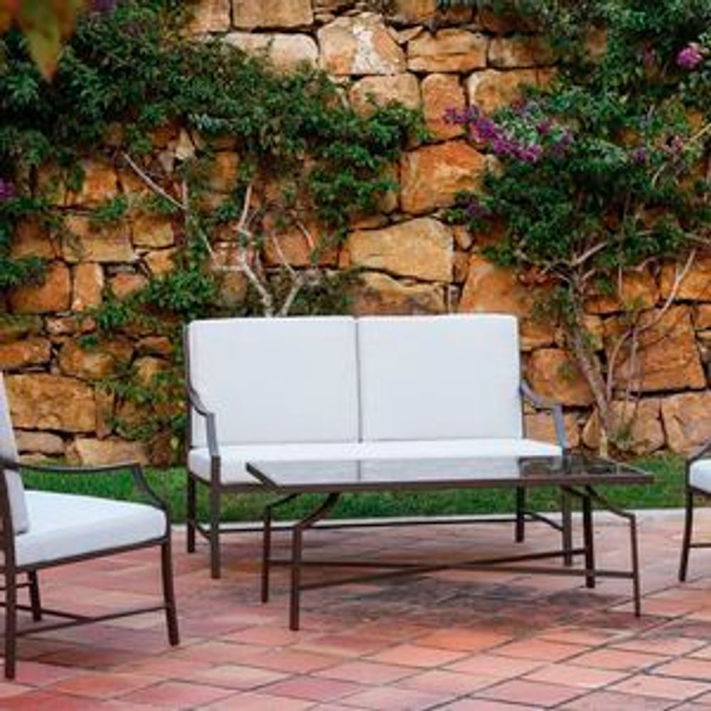 Lawn sofas - AGOSTO / Sofa 2-seater - 10DEKA OUTDOOR FURNITURE