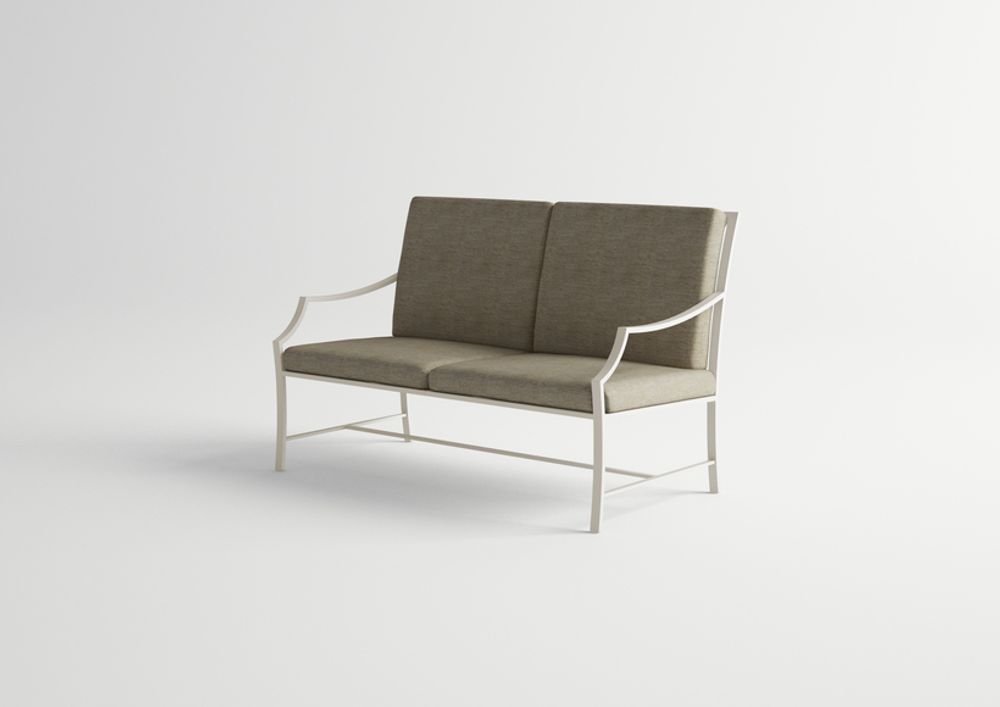 Lawn sofas - AGOSTO / Sofa 2-seater - 10DEKA OUTDOOR FURNITURE