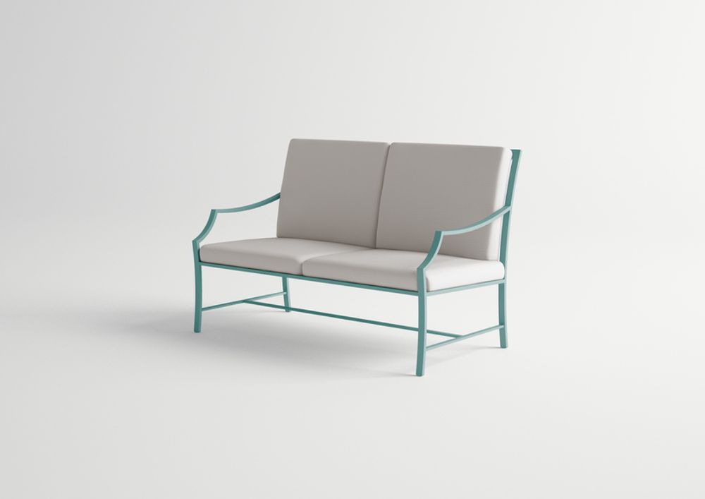 Lawn sofas - AGOSTO / Sofa 2-seater - 10DEKA OUTDOOR FURNITURE