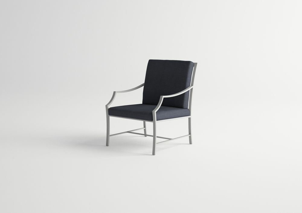 Lawn armchairs - AGOSTO / Lounge armchair - 10DEKA OUTDOOR FURNITURE