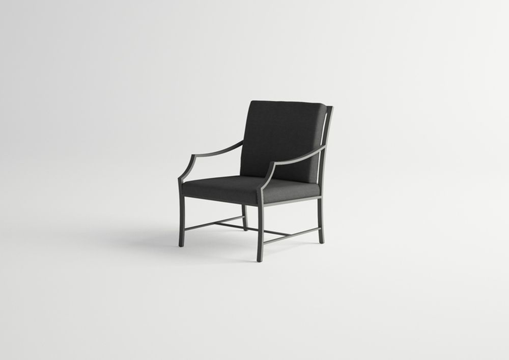Lawn armchairs - AGOSTO / Lounge armchair - 10DEKA OUTDOOR FURNITURE