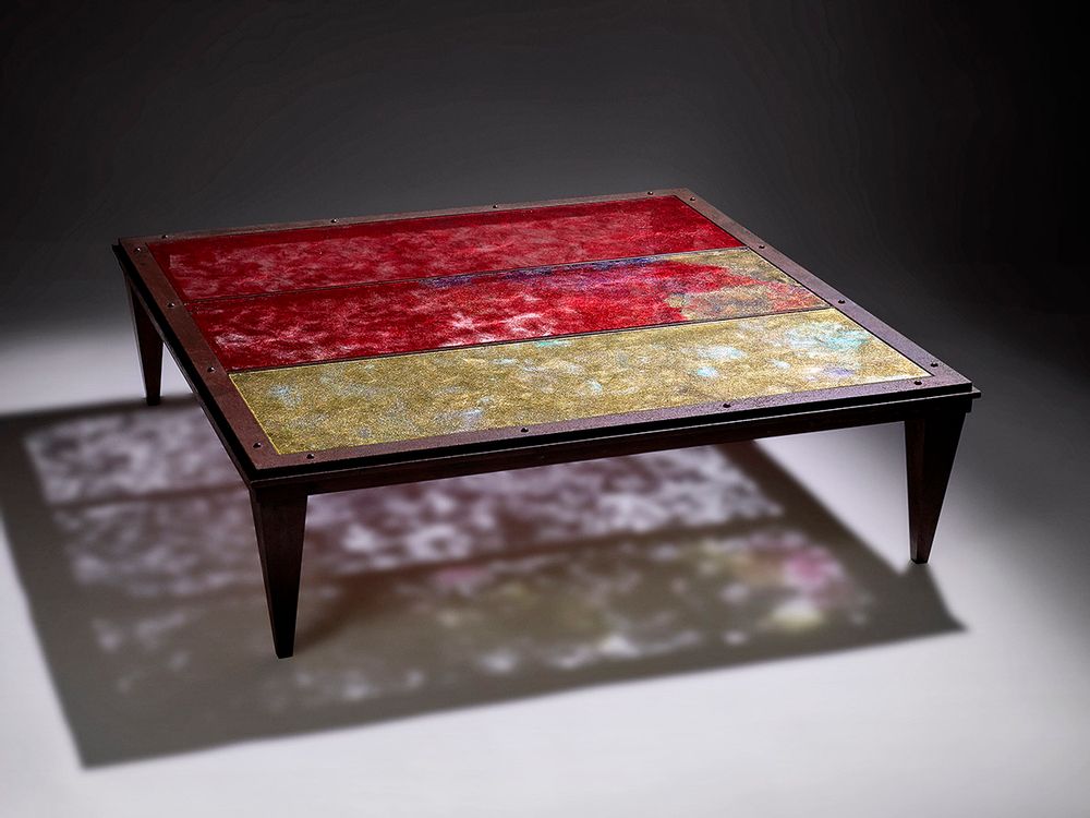 Tables basses - Table basse Cassiopéa - GLASS & ART BY F
