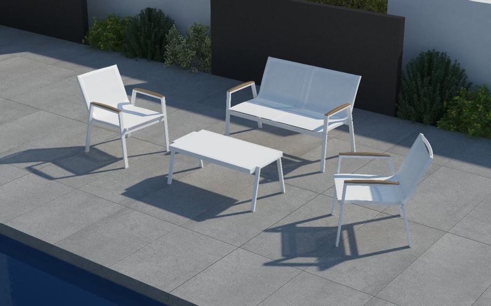 Lawn sofas   - AMELIA / Sofa - 10DEKA OUTDOOR FURNITURE
