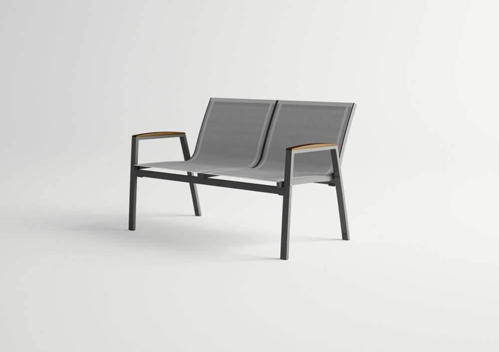 Lawn sofas   - AMELIA / Sofa - 10DEKA OUTDOOR FURNITURE