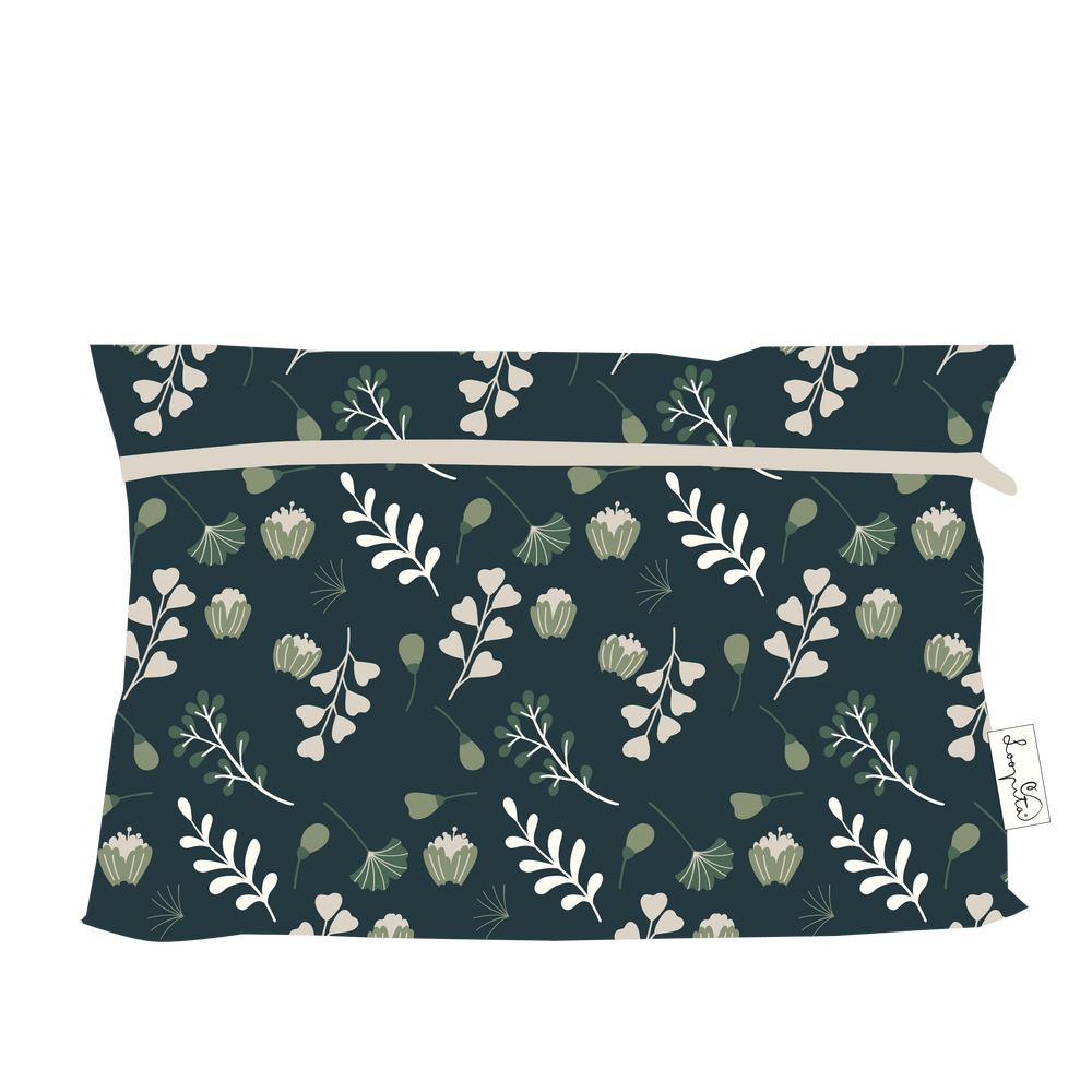 Travel accessories - Make-up bag: "Dotted Flowers" - LOOPITA