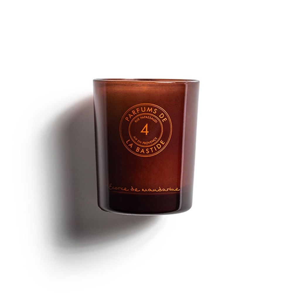 Bougies - Bougie parfumée Ecorce de mandarine - PARFUMS DE LA BASTIDE