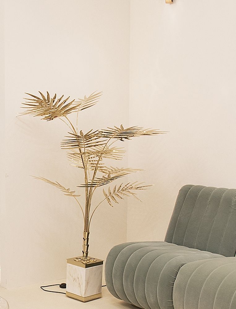 Decorative objects - Ivete Palm Tree Lamp - COVET HOUSE