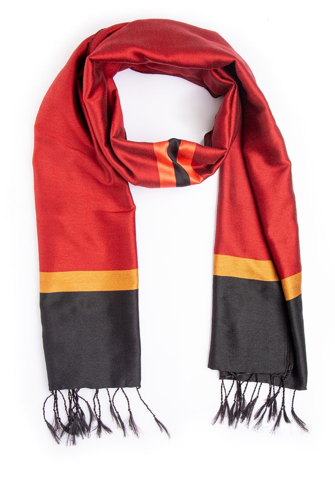 Scarves - Poppy Field - Cashmere and Silk Scarf - N S I J A