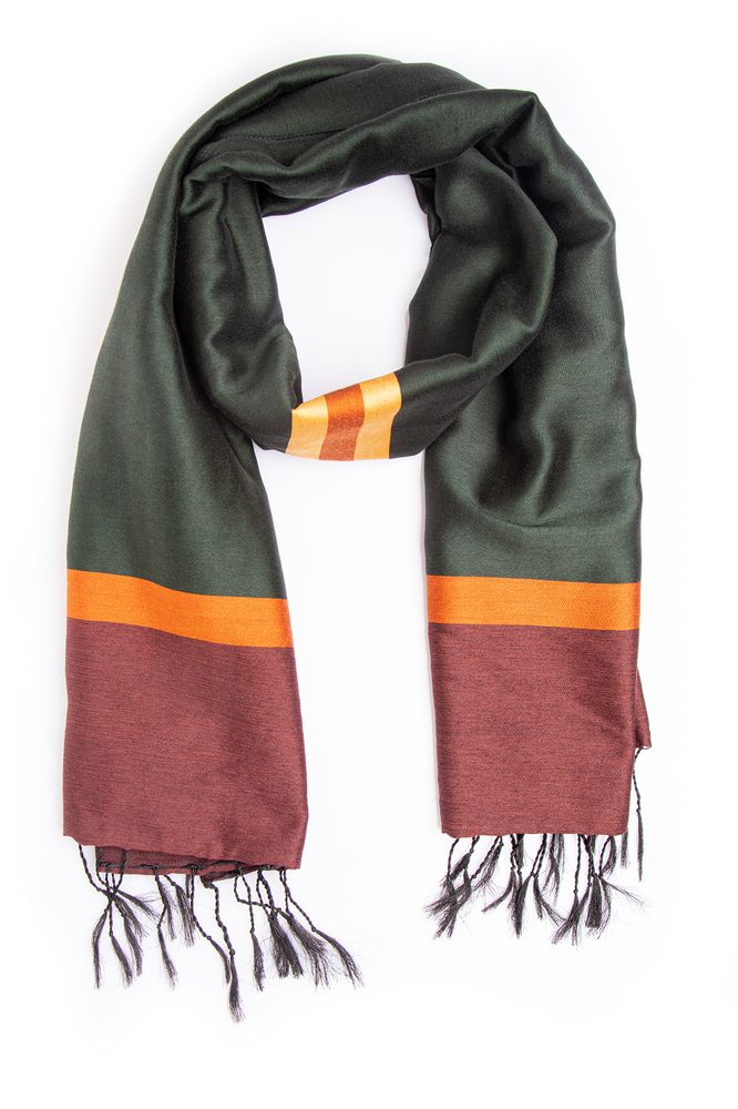 Scarves - Fresh Aroma - Cashmere and Silk Scarf - N S I J A