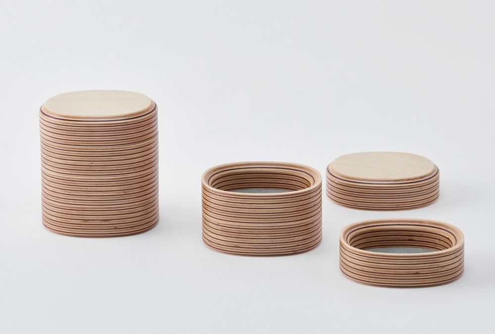 Decorative objects - tower [oval] - PLYWOOD LABORATORY