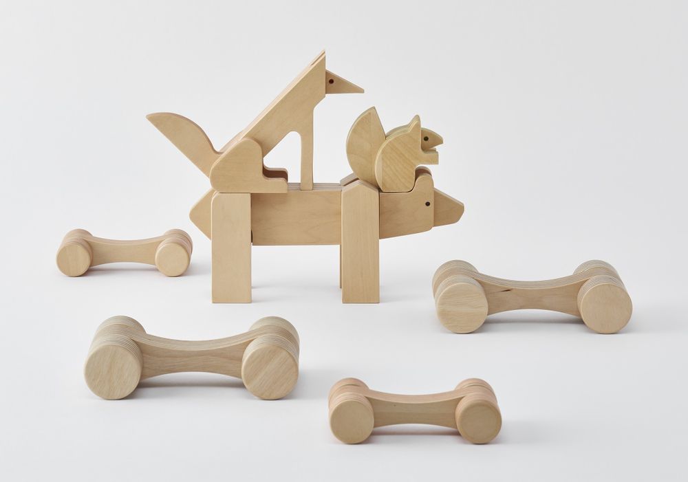 Objets de décoration - animaux norhen - [higuma] - PLYWOOD LABORATORY