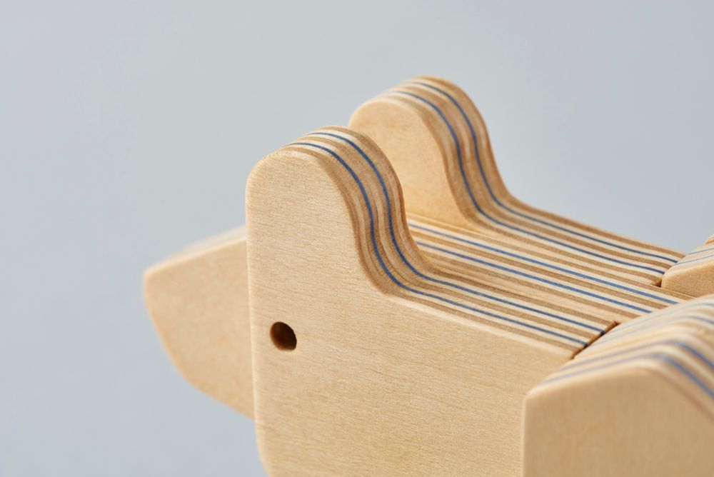 Objets de décoration - animaux norhen - [higuma] - PLYWOOD LABORATORY