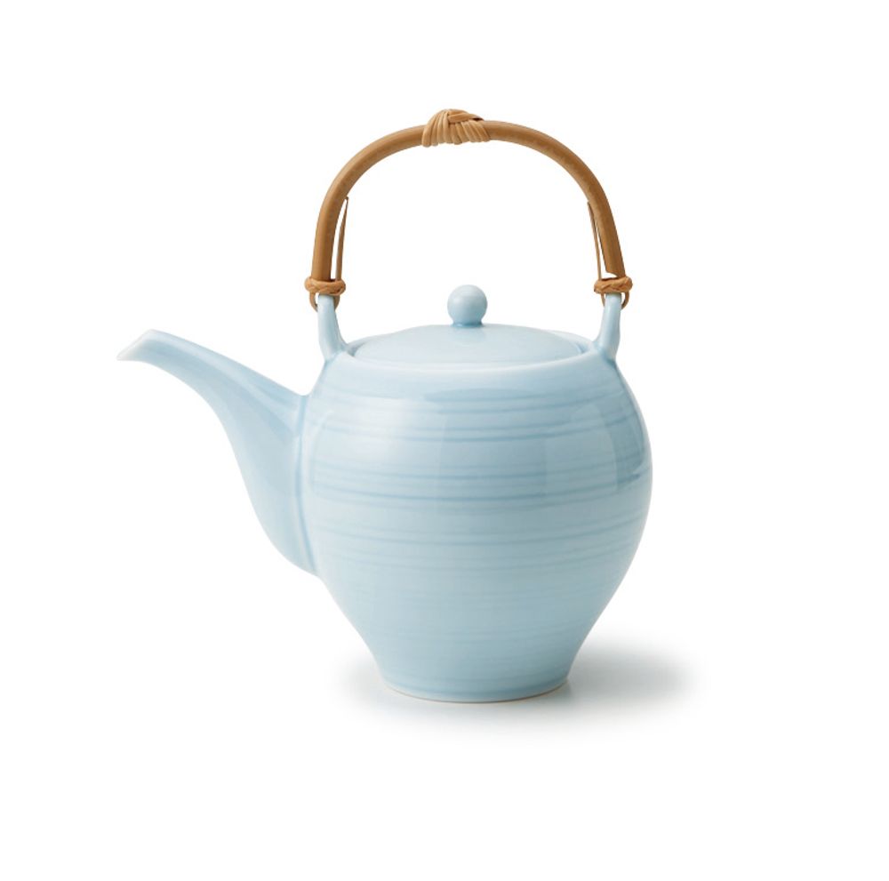 Tea and coffee accessories - sou teapot (dobin) white porcelain - MIYAMA.