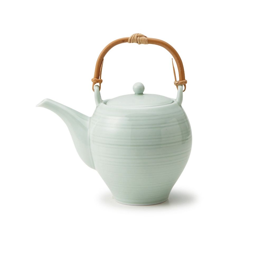 Tea and coffee accessories - sou teapot (dobin) white porcelain - MIYAMA.