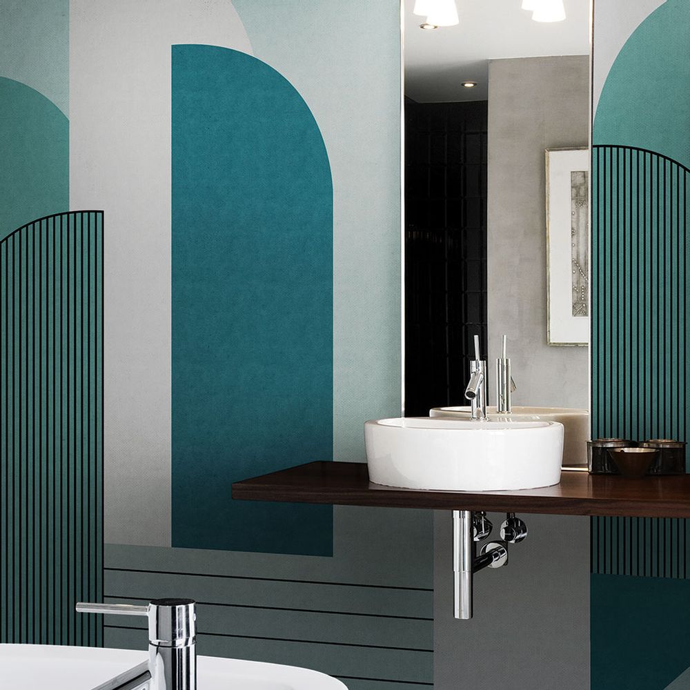 Papiers peints - Papier peint salle de bain Impression d'Orient - LA MAISON MURAEM