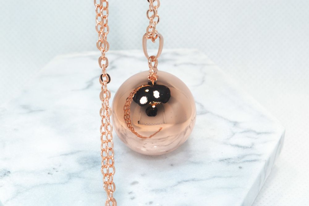 Jewelry - Maternity bola smooth rose gold - NOÉMI - IRRÉVERSIBLE