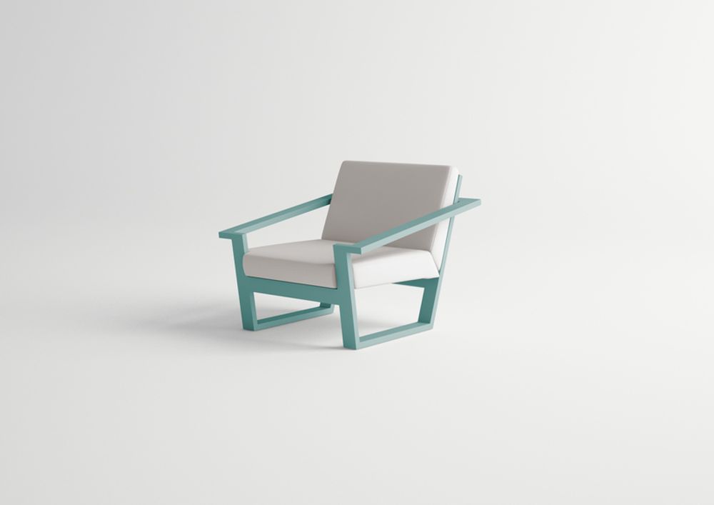 Fauteuils de jardin - COSTA / Fauteuil lounge - 10DEKA OUTDOOR FURNITURE