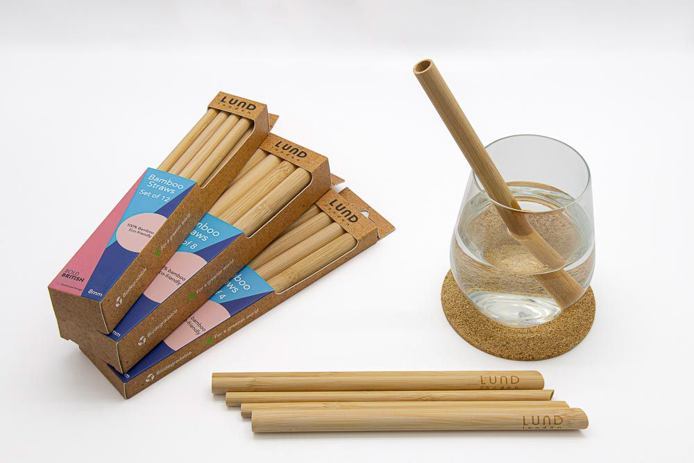 Accessoires de voyage - Pailles en bambou - LUND LONDON