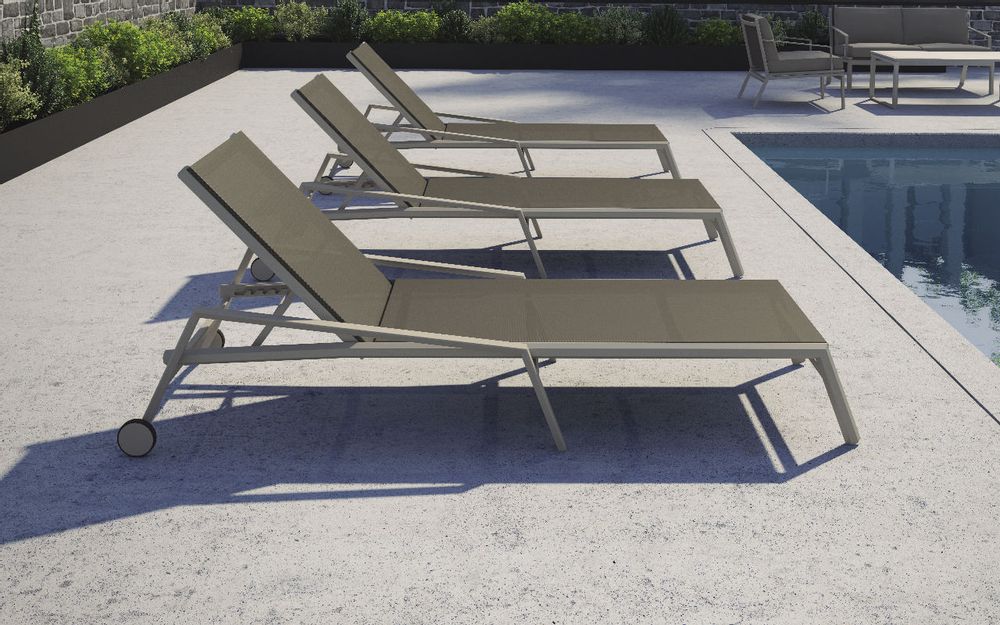 Deck chairs - ORA / Sunlounger - 10DEKA OUTDOOR FURNITURE