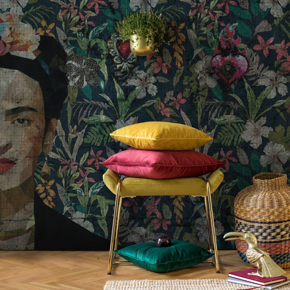 Wallpaper - Frida Kahlo design wallpaper - LA MAISON MURAEM