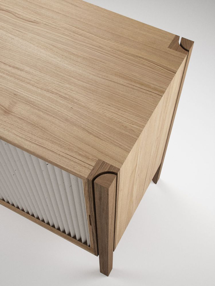 Console table - Pleat Cabinet - NORDIC TALES
