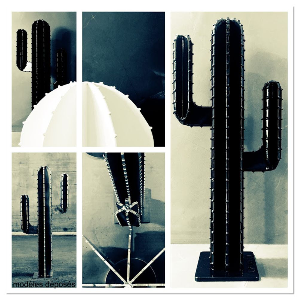 Objets de décoration - MINI CACTUS BRANCHES VERT FONCÉ - LP DESIGN