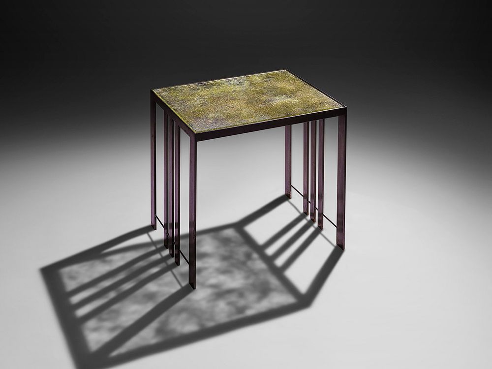 Coffee tables - Lyra Side Table - GLASS & ART BY F