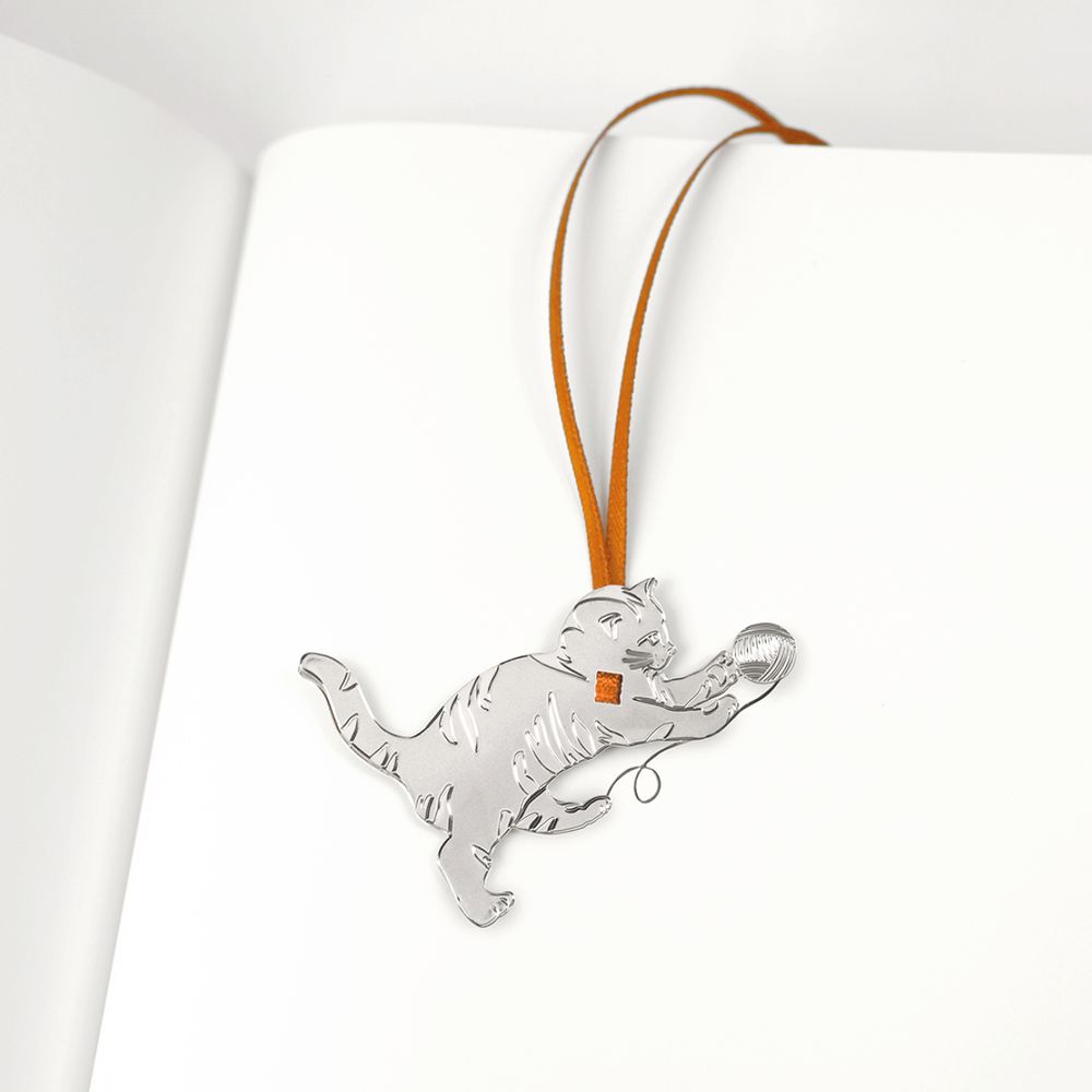 Stationery - Stainless steel bookmark - Cats. - TOUT SIMPLEMENT,