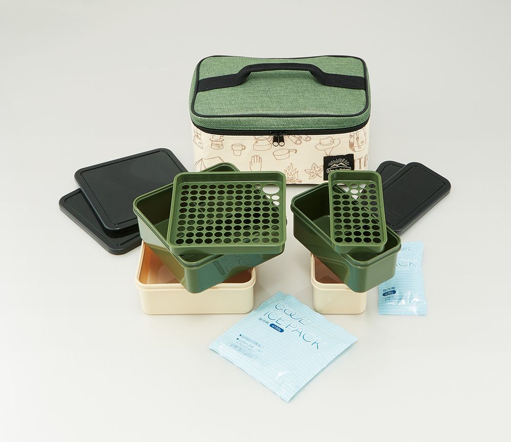 Children's mealtime - PICNIC SET WITH KEEP COLD BAG - THE SKATER CO.,LTD.