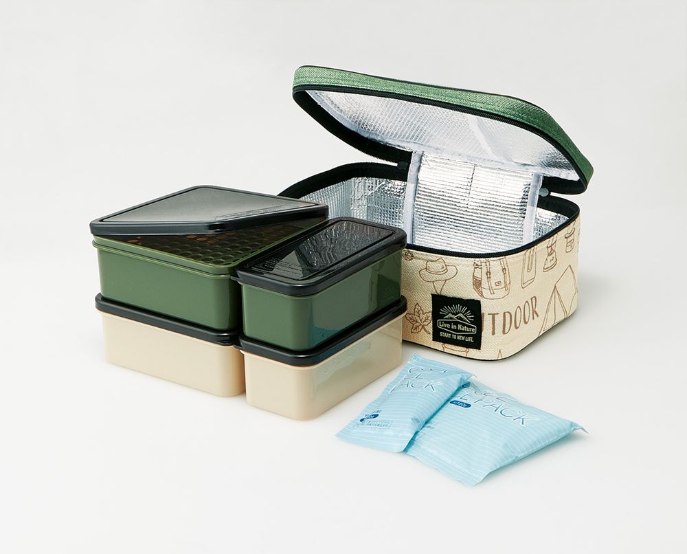 Children's mealtime - PICNIC SET WITH KEEP COLD BAG - THE SKATER CO.,LTD.