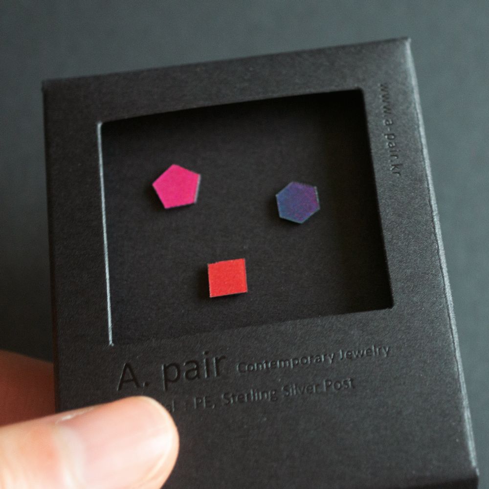 Bijoux - Boucles d'oreilles 3D - A.PAIR