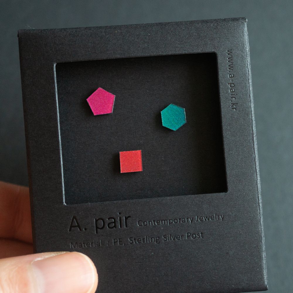 Bijoux - Boucles d'oreilles 3D - A.PAIR