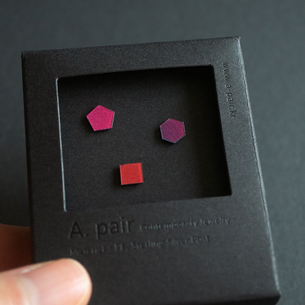 Bijoux - Boucles d'oreilles 3D - A.PAIR