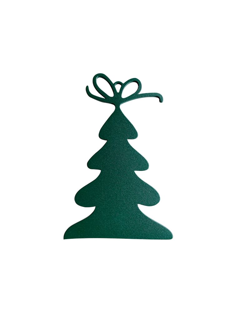 Christmas garlands and baubles - SET OF 4 PIECES FIR PATTERN _ 2 dimensions H15cm and H9cm - LP DESIGN