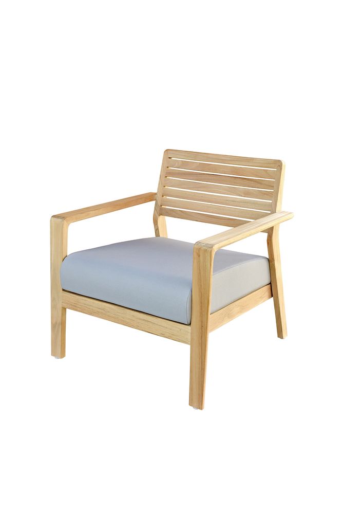 Lawn armchairs - Aquariva low seater garden armchair with cushion. - EZEÏS