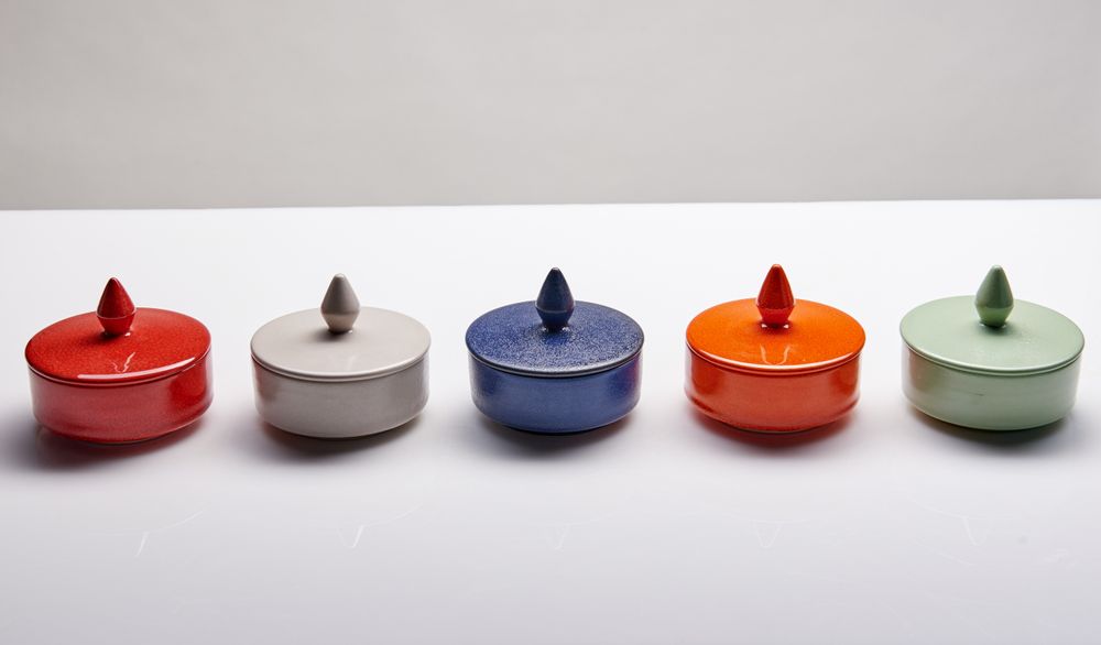 Boîtes de rangement - Boites faites-main en céramique - POTERIE SERGHINI